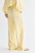 CALÇA PANTALONA ELÁSTICO AMARELO